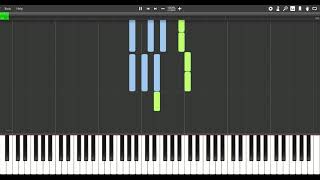 Alfred AllinOne Adult Book level 1 page 133 Go Down Moses  Synthesia MIDI File [upl. by Dorrej]