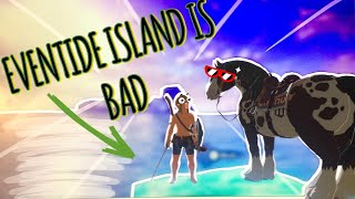 TAKING MY HORSE TO EVENTIDE ISLAND IN BOTW [upl. by Anik]