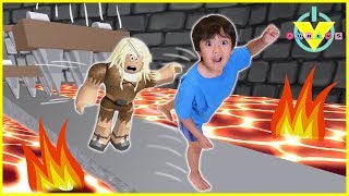 Vtubers Ryan Vs Daddy ROBLOX Lets Play Escape From Dungeon [upl. by Sabba]