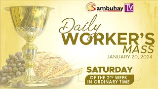 Sambuhay Tv Mass  January 20 2024  Saturday of the Second Week in Ordinary Time [upl. by Ahsein]