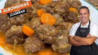 Albóndigas caseras receta fácil y tradicional [upl. by Ytsirc7]