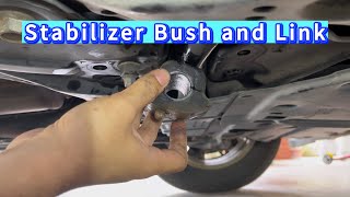 Prius Third Gen3 ZVW30 Replacement Stabilizer Link Stabilizer Antiroll Bar Bushings [upl. by Frye]