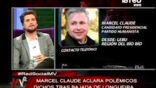 Marcel Claude acusa de quotmontaje políticoquot lo de Longueira pero falla en contacto telefónico [upl. by Sseb]