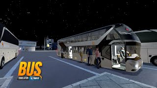 Night Driving Neoplan Skyliner 2020  Gameplay  Bus Simulator Ultimate [upl. by Ilatan]