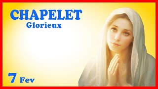 CHAPELET 🙏 Mercredi 7 Février  Mystères Glorieux [upl. by Ttenaj]