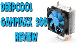 Deep Cool Gammax 200 CPU Cooler Review and Installation [upl. by Nedlog]