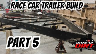 ••RACE CAR TRAILER BUILD UPDATE PART 5•• Building the tongue [upl. by Zabrine]