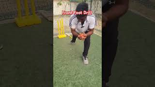 Front Foot Drill  Batting Drill  Cricket Practice [upl. by Genisia]