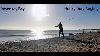 Catching fish at Pevensey Bay UK  sea fishing [upl. by Ania13]