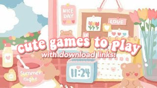 CUTE GAMES TO PLAY WHEN BORED Offline  iOS amp Android [upl. by Anjanette989]