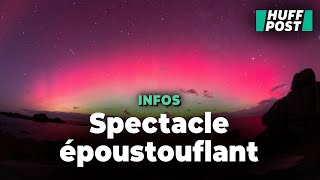 Des aurores boréales incroyables ont encore illuminé le ciel en France [upl. by Harwill951]