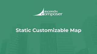 Ascendix Composer Static Customizable Map element [upl. by Netta]