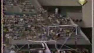 Kerri Strug  1992 Olympics Team Optionals  Uneven Bars [upl. by Fahey471]