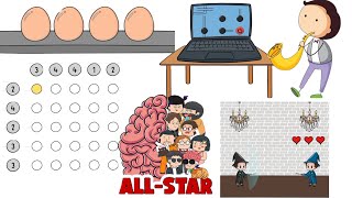 Brain test all star level 151 152 153 154 155 answer solution [upl. by Luckin]