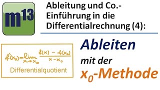 Ableiten mit der x0Methode Differentialquotient inklusive Polynomdivision [upl. by Robison765]