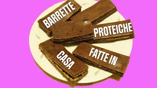 Ricetta per barrette proteiche fatte in casa [upl. by Eelano78]