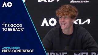 Jannik Sinner Press Conference  Australian Open 2024 PreEvent [upl. by Aleek]