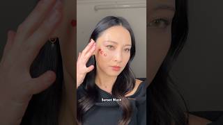 Sunset blush hack IB lauramalwina on IG makeup blush makeuptutorial blushhack blusher [upl. by Ollie]