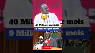 9 Millions De CFA Salaire Astronomique Pr Assemblée pastef senegal sonko [upl. by Lyrac]