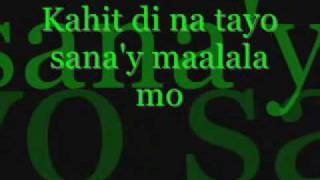 Kahit Di Na Tayo  Repablikan with Lyrics rap [upl. by Nallid814]