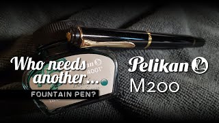 Pelikan Fountain Pen M200  Unboxing and Review [upl. by Nilok472]