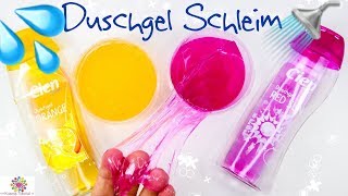 Schleim aus Duschgel selber machen 🙇SUPER EINFACH  KLARER SCHLEIM  DUFTEND [upl. by Albin316]