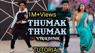 Thumak Thumak Dance Tutorial l GULABI SARARA l Harsh Dance Tutorial [upl. by Sylram]