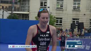 ITU World Triathlon Leeds Womens Highlights RUS [upl. by Alexa]