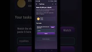 Make 5000 Per A MonthTapswap New Task CodeTapswap [upl. by Minsat]