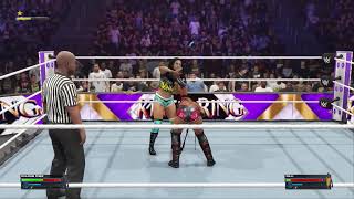 Gameplay W2K24 Pc  Roxanne Perez VS Xia Li [upl. by Lyrej637]