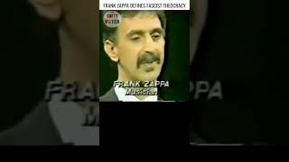 Frank Zappa defines Fascist Theocracy in 1986 on Crossfire [upl. by Clara]