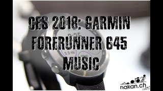 CES 2018 Garmin Forerunner 645 Music [upl. by Alleira]