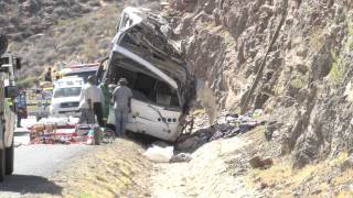 Bus crash claims 24 lives [upl. by Annawahs]