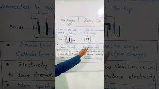 Electrolytic Cell vs Galvanic Cell  Electrochemistrychemistry arschemistry [upl. by Lahcym]