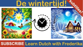 De wintertijd nederlands nederland nt2 learndutch holland dutch How to speak Dutch [upl. by Lindo]