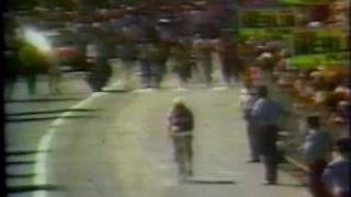 1985 Tour de France  Bernard Hinault Crash that breaks his nose [upl. by Eltsirhc]