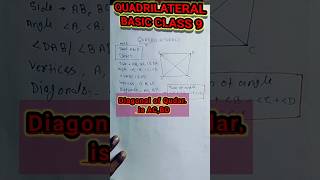 Quadrilateral class 9 maths  basic quadrilateral class 9 [upl. by Piks]