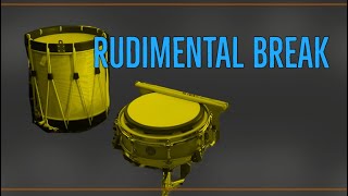 RUDIMENTAL BREAK FUNDAMENTAL 4 BAR  50 RUDIMENTAL PUZZLES for the Modern Drum Set Artist [upl. by Ocramed]