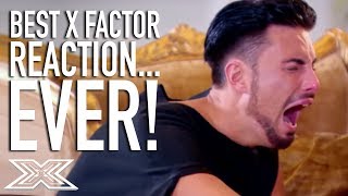 Rylan Clark Gives The Best X Factor ReactionEVER  X Factor Global [upl. by Atilahs333]