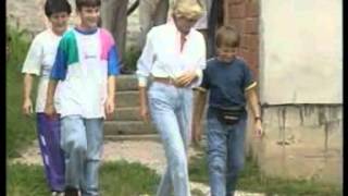 Princess Diana meets landmine victims in Bosnia August 1997 [upl. by Morrell]