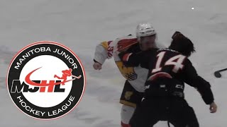 mjhl 202324 Manitoba Junior Hockey League Compilation Tilts [upl. by Kevin]