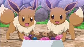 Chloes Female Eevee meets Lanas Male Eevee Cute Moment [upl. by Ronel]