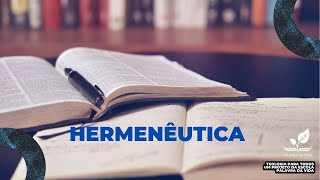 Hermenêutica Aula 4  Turma 5 [upl. by Sallee]