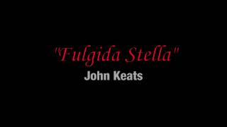 quotFulgida Stellaquot John Keats  Interpretazione  Tratto dal film quotBright Starquot [upl. by Dnaltroc]