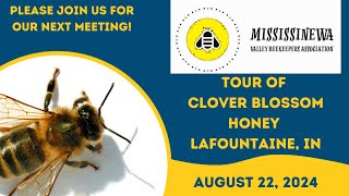 Tour of Clover Blossom Honey Extracting Room [upl. by Zilevi]