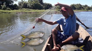 Tecnicas De Pesca Con Trasmallo Increible [upl. by Kerrill]