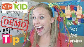 VIPKID Demo Tips How to Pass Your Interview [upl. by Potash]