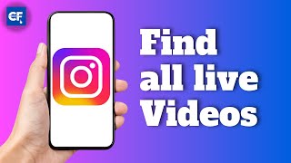 How to Find all live Videos on Instagram New Update [upl. by Omor]