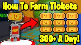 New Ticket Farming Method 300 Per Day  Bee Swarm Simulator [upl. by Neva]