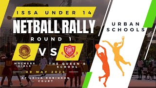 ISSA Under 14 Netball Rally  Wolmers Girls vs The Queens School [upl. by Bekah529]